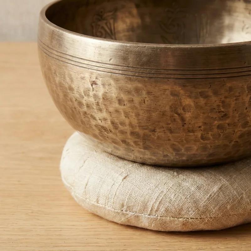 Hammered Tibetan Singing Bowl — Note D Sacral Chakra - 3
