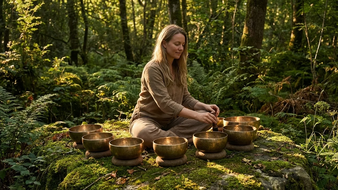 Seven-Bowl Chakra Set — Handcrafted Tibetan Singing Bowls - 6
