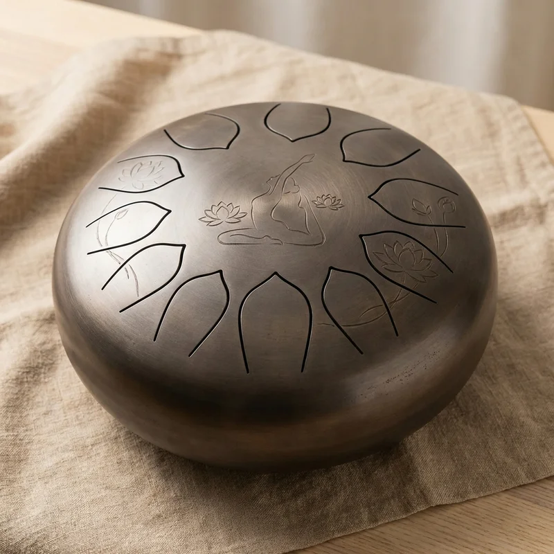 Steel Tongue Drum — C Major 11-Note Yoga Flow Edition - 1