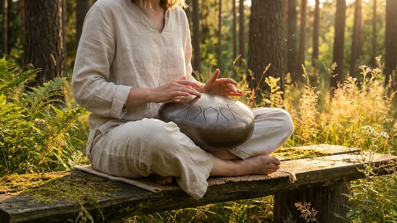 Steel Tongue Drum — C Major 11-Note Yoga Flow Edition - 6